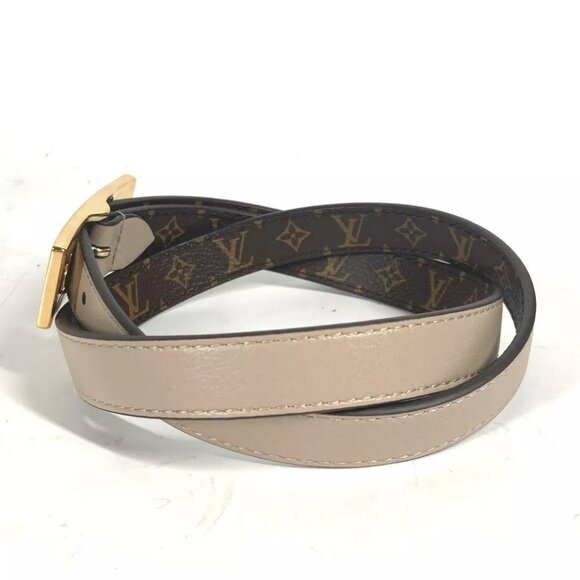 LOUIS VUITTON M8370Y Monogram Belt-LV Duo 18MM Reversible Accessories Thin Belt main image 9